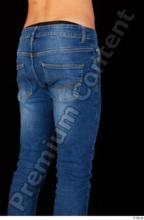 Matthew blue jeans casual dressed thigh 0006.jpg